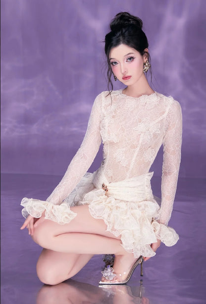 [品牌授权]By Jenny White Mei Mini Dress