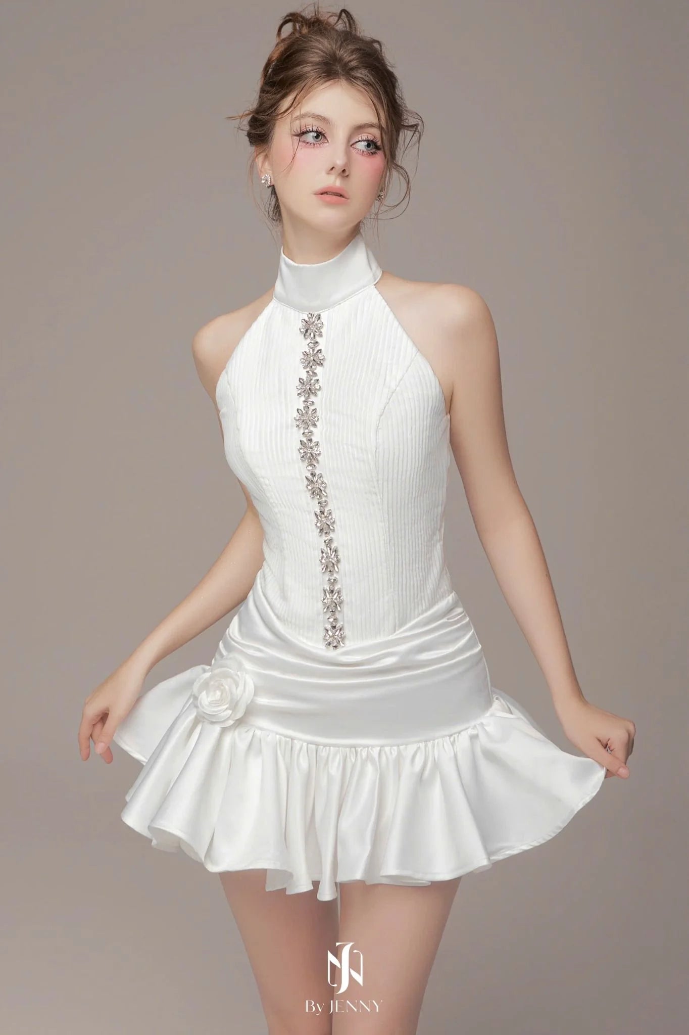 [品牌授权] BY JENNY WHITE ANNETTE MINI DRESS