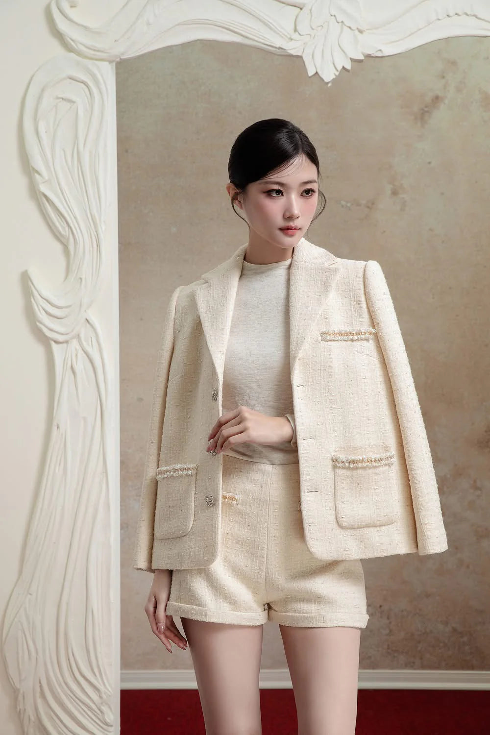 Delicate ELYM JACKET & ELYM SHORT （SET）