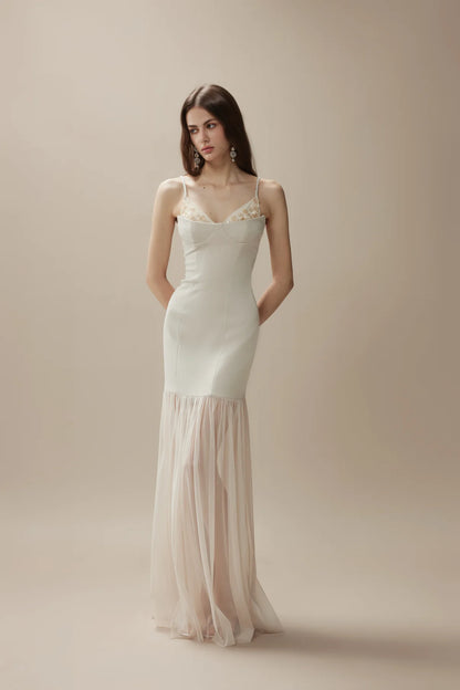 FA SOGNO White Maxi Dress