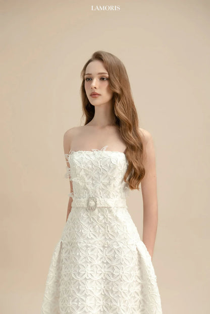 LAMORIS Lace Butterfly Dress