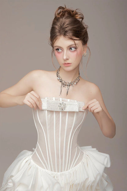 [品牌授权] BY JENNY WHITE FAE MINI DRESS