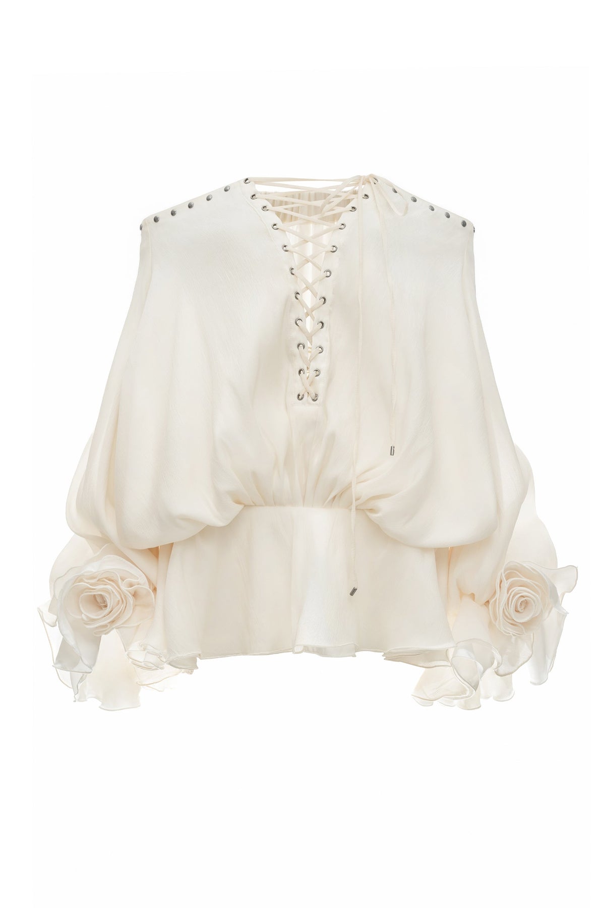 DATT [Best Seller] ORGANZA FLORRIE BLOOM BLOUSE product image