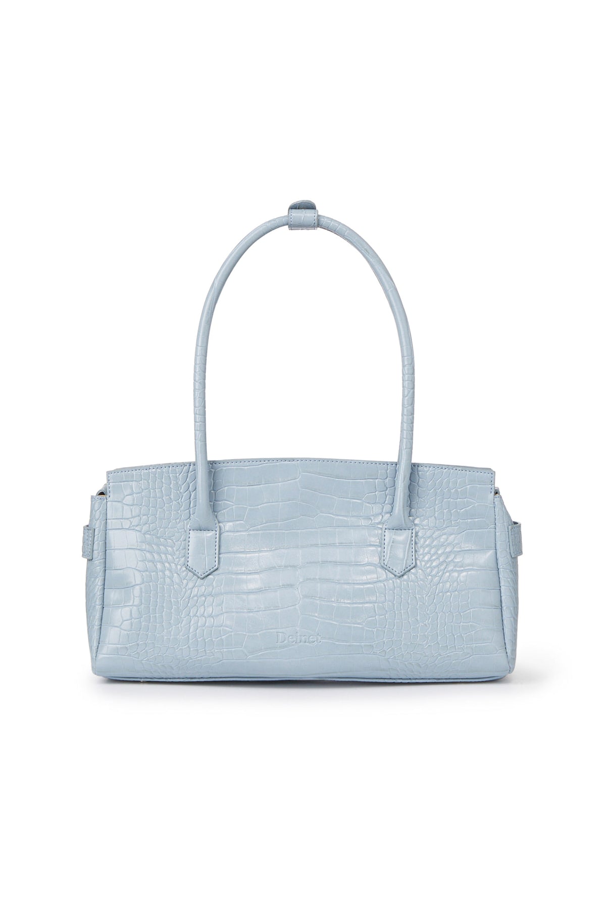 CROCODILE PATTERN TWO-WAY BAG IN SKY BLUE — image 4