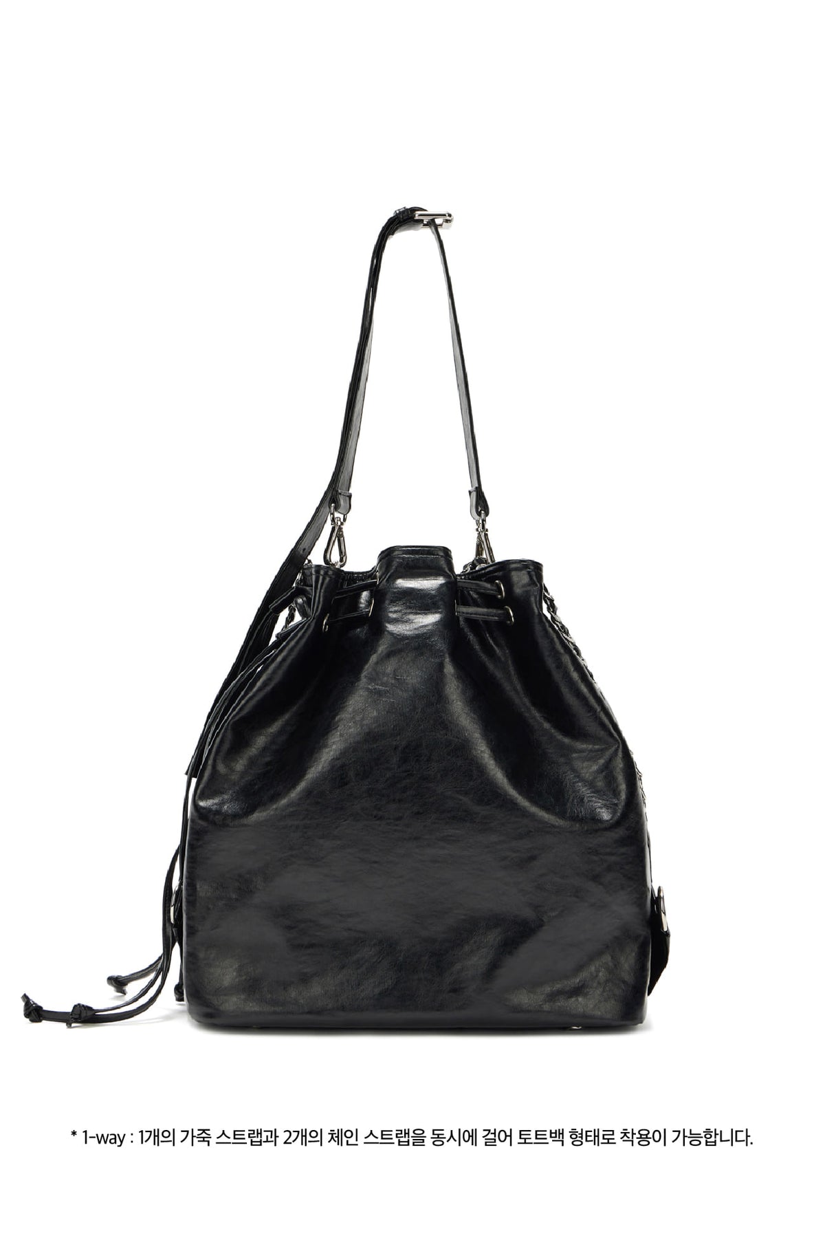 DEINET 5-WAY STUD POCKET MULTI BAG IN BLACK — image 4
