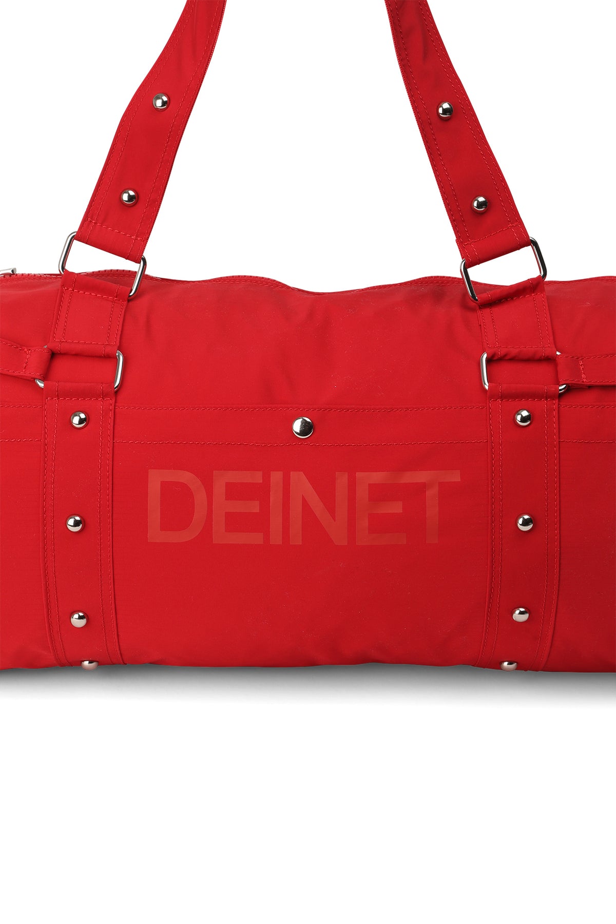 LOGO DUFFLE BAG IN RED — image 5