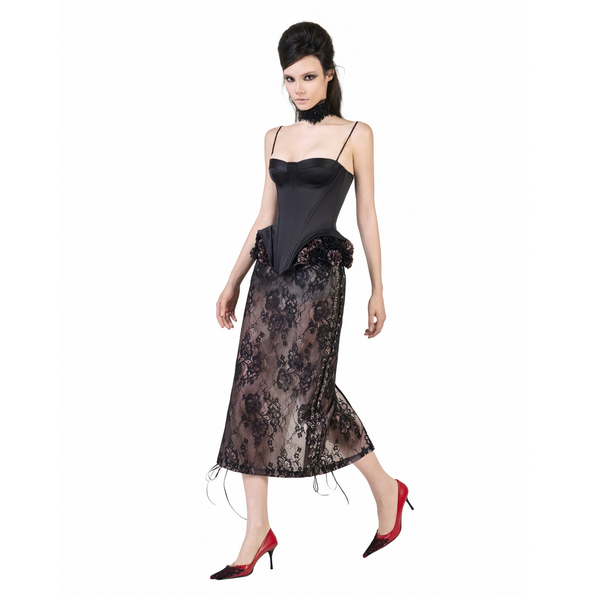 FFSD DARLING CORSET (BLACK) & KAISA SKIRT (BLACK) product image