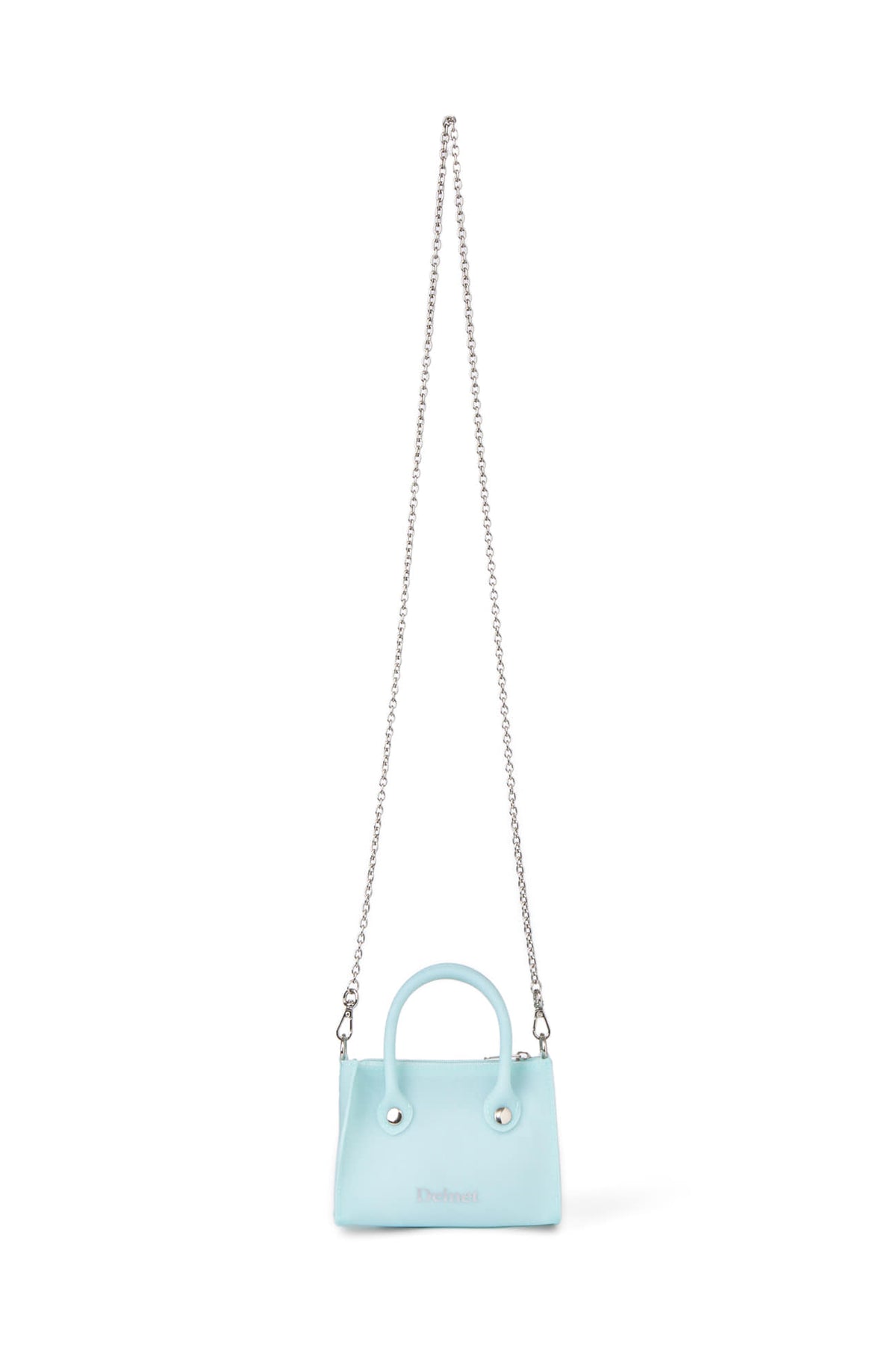 JELLY CHAIN MINI BAG IN ICE BLUE — image 8