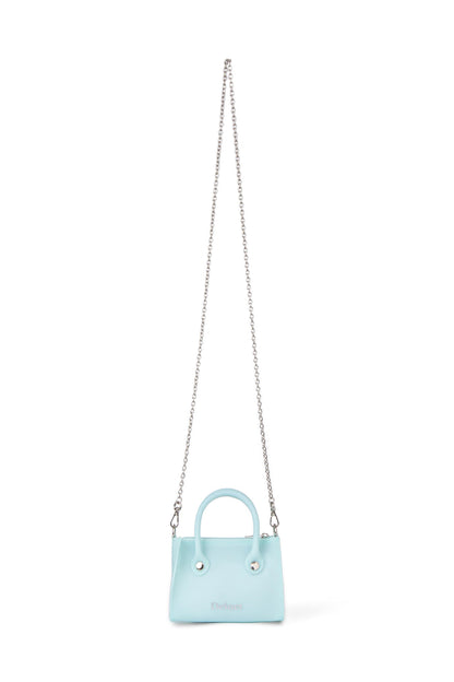 JELLY CHAIN MINI BAG IN ICE BLUE — image 8