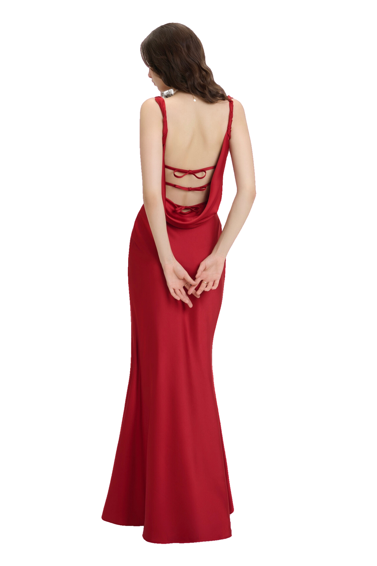 Jubin JACQUELINE DRESS IN RED | Jubin