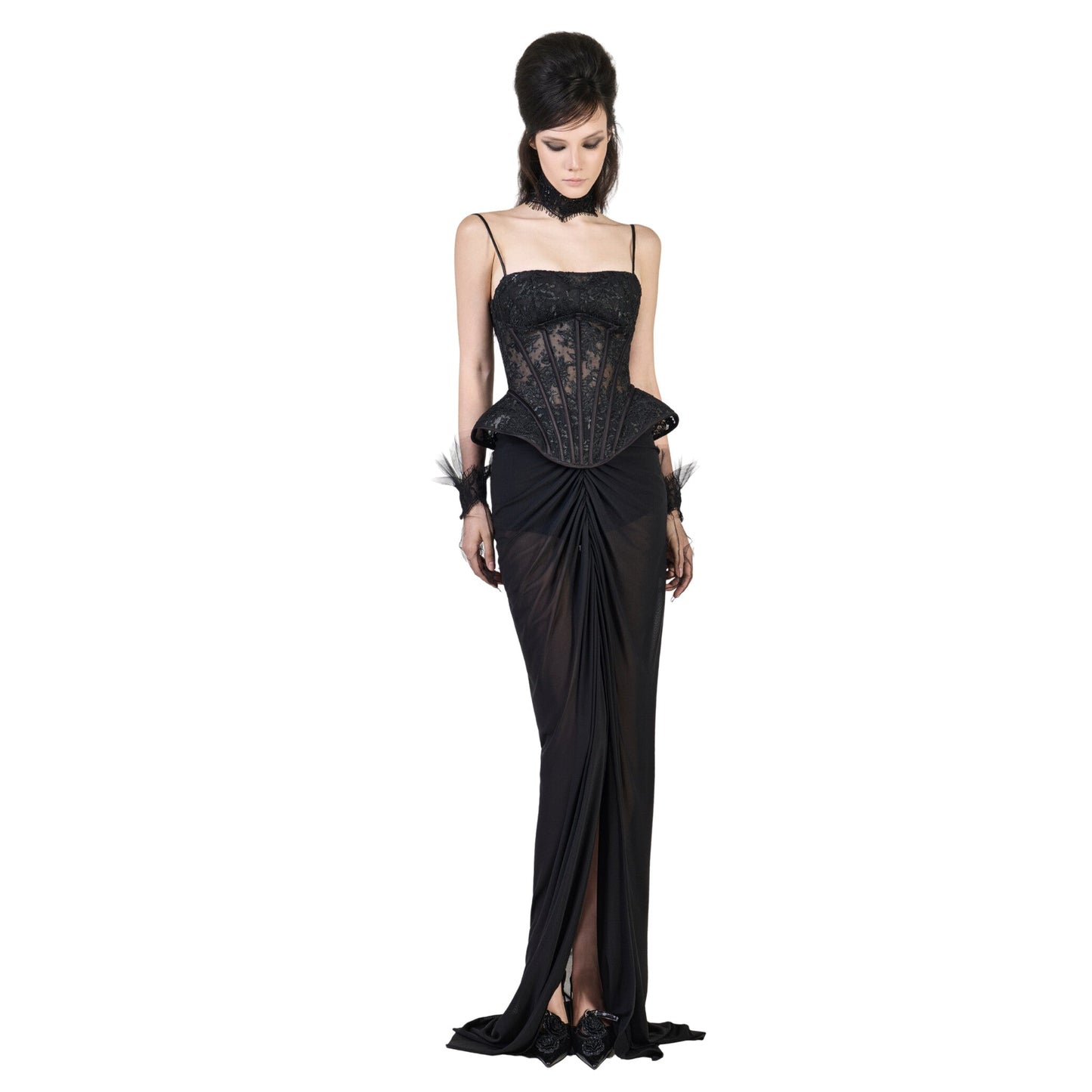 FFSD NANKA CORSET (BLACK) & SHADOW SKIRT (BLACK) product image