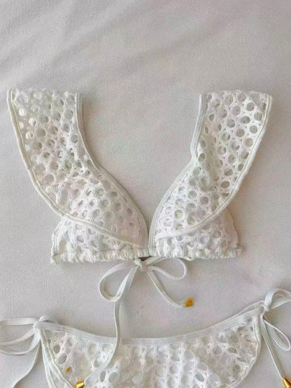 Marielle Eyelet Lace Three-Piece Swim Set image 8