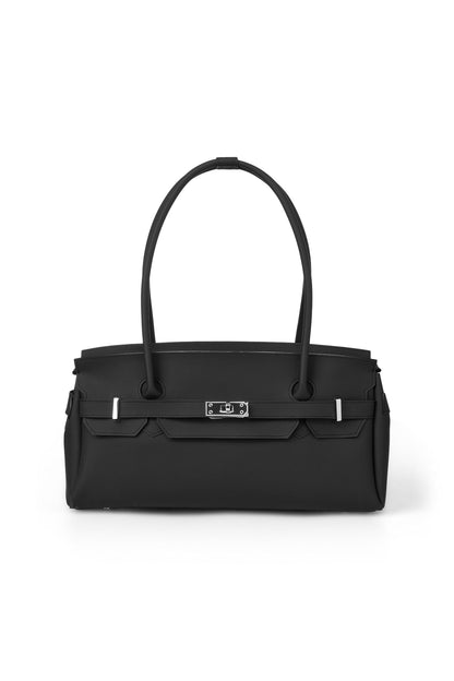 FREE CARD WALLET INCLUDED — JELLY TWO-WAY BAG IN BLACK — image 2