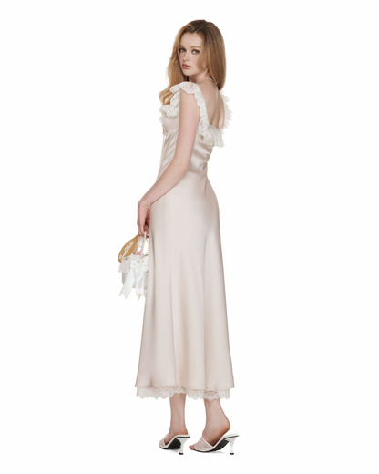 Ouah Vanity Kiss silk dress