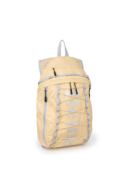 NYLON ESSENTIAL LOGO BACKPACK IN LIGHT YELLOW — image 3