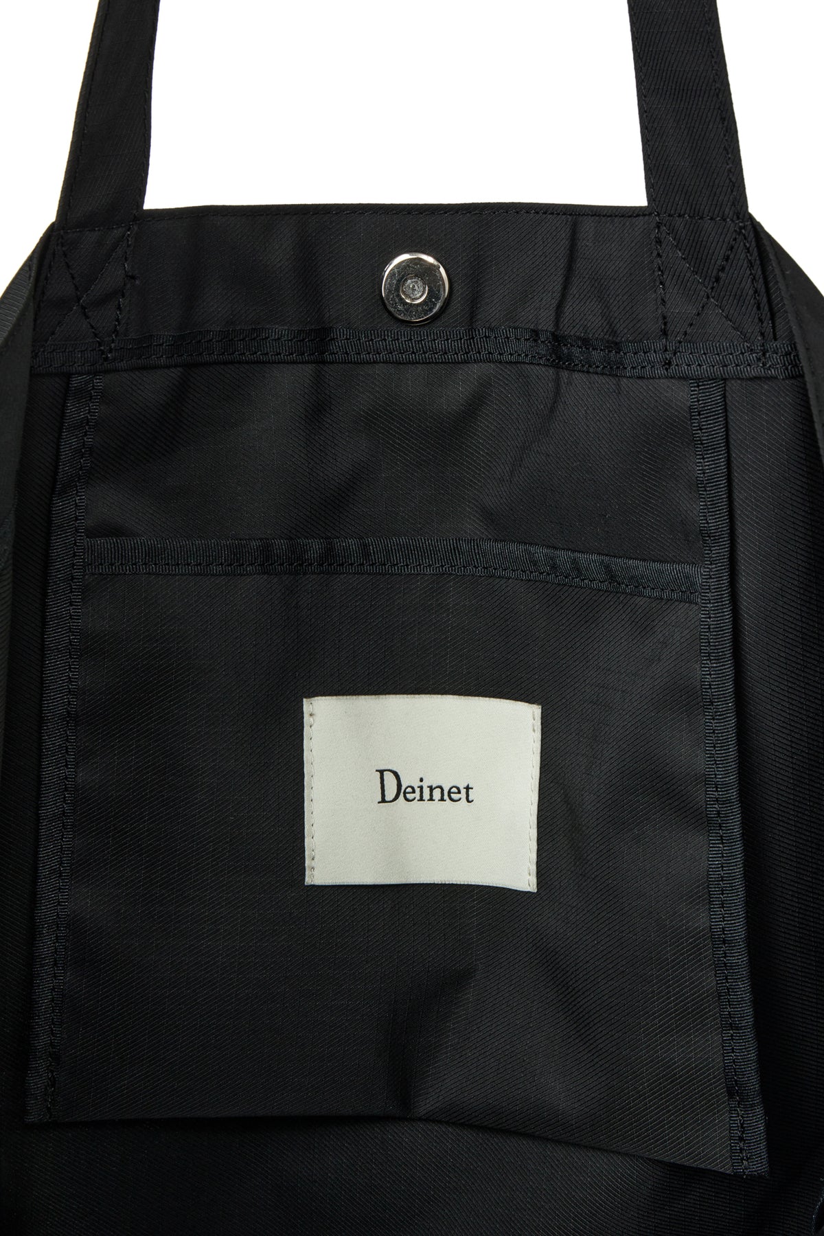 POINT LOGO SHOULDER BIG BAG IN BLACK — image 10