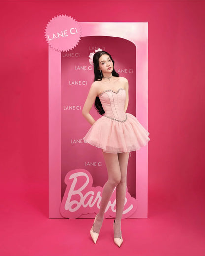[品牌授权] LANE Cì Aurora Dress - Pink