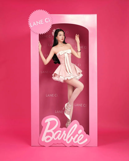 [品牌授权] LANE Cì Bunny Dress pink