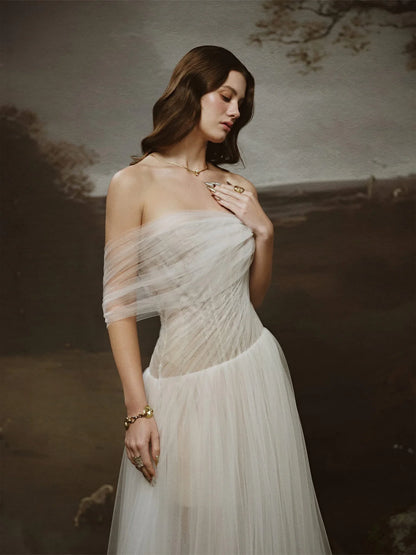 [品牌授权] LINH PHUNG White Seraphine Maxi Dress