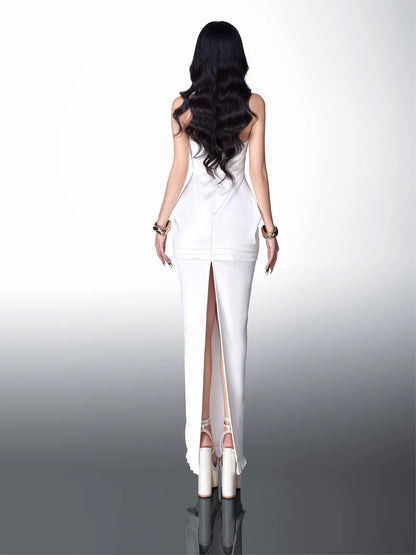[品牌授权] Glam Doll [Best Seller] White bow dress