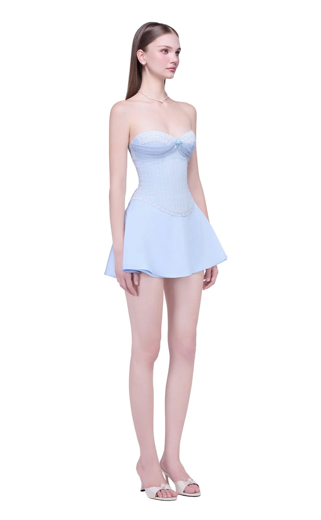 Jubin TIFFANY CORSET & BALLERIE SKIRT Blue (SET)