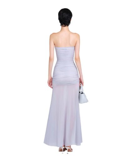 LSOUL Livia Dress (Grey Blue)