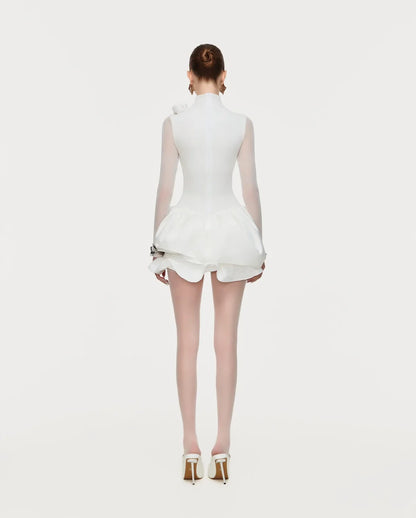 Moulinrose White Rose Dress