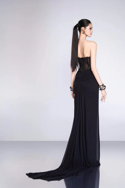 Bandage Dress Off shoulder corset bow dress