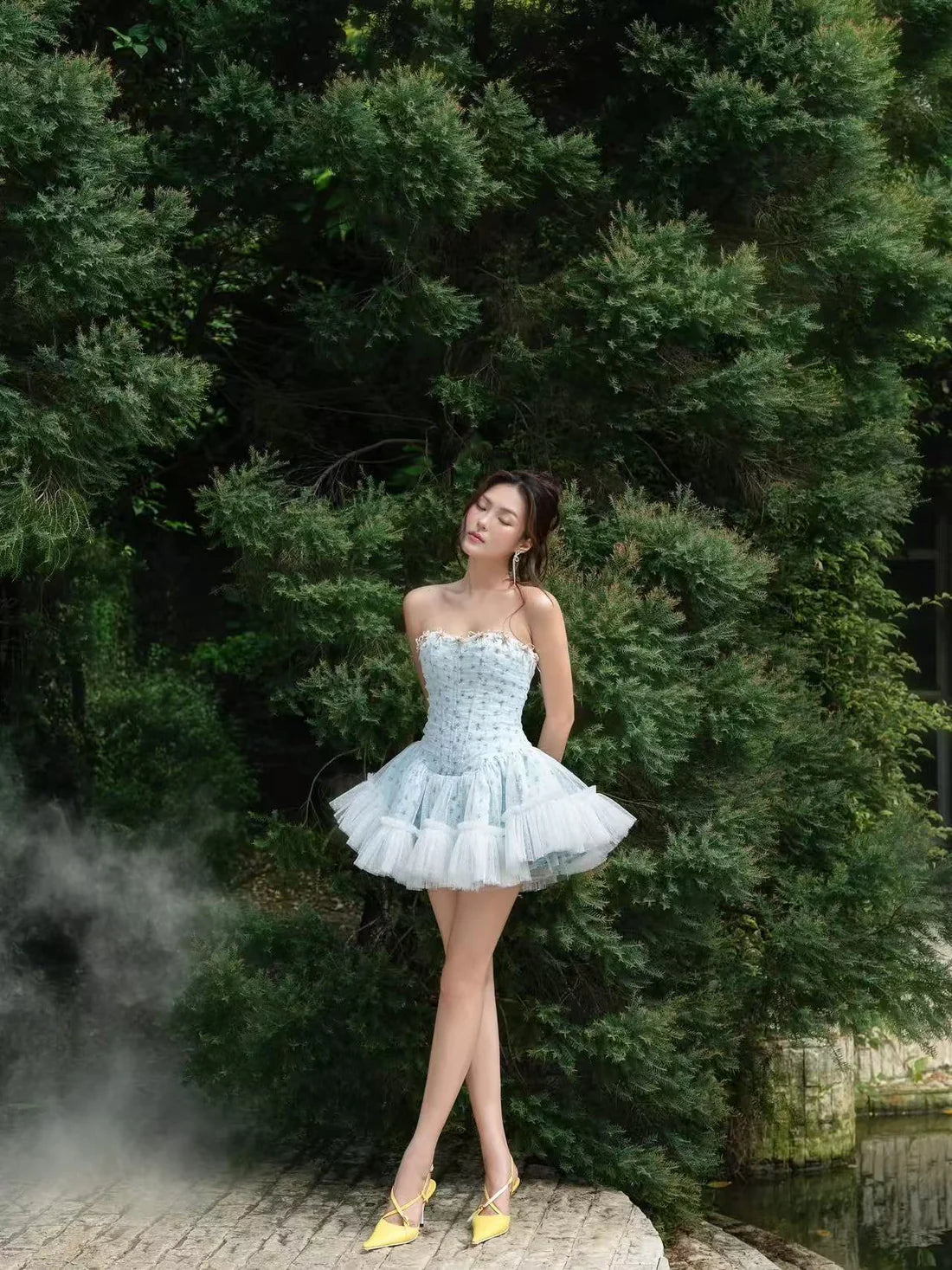LANE Cì Moudy Dress (Blue)