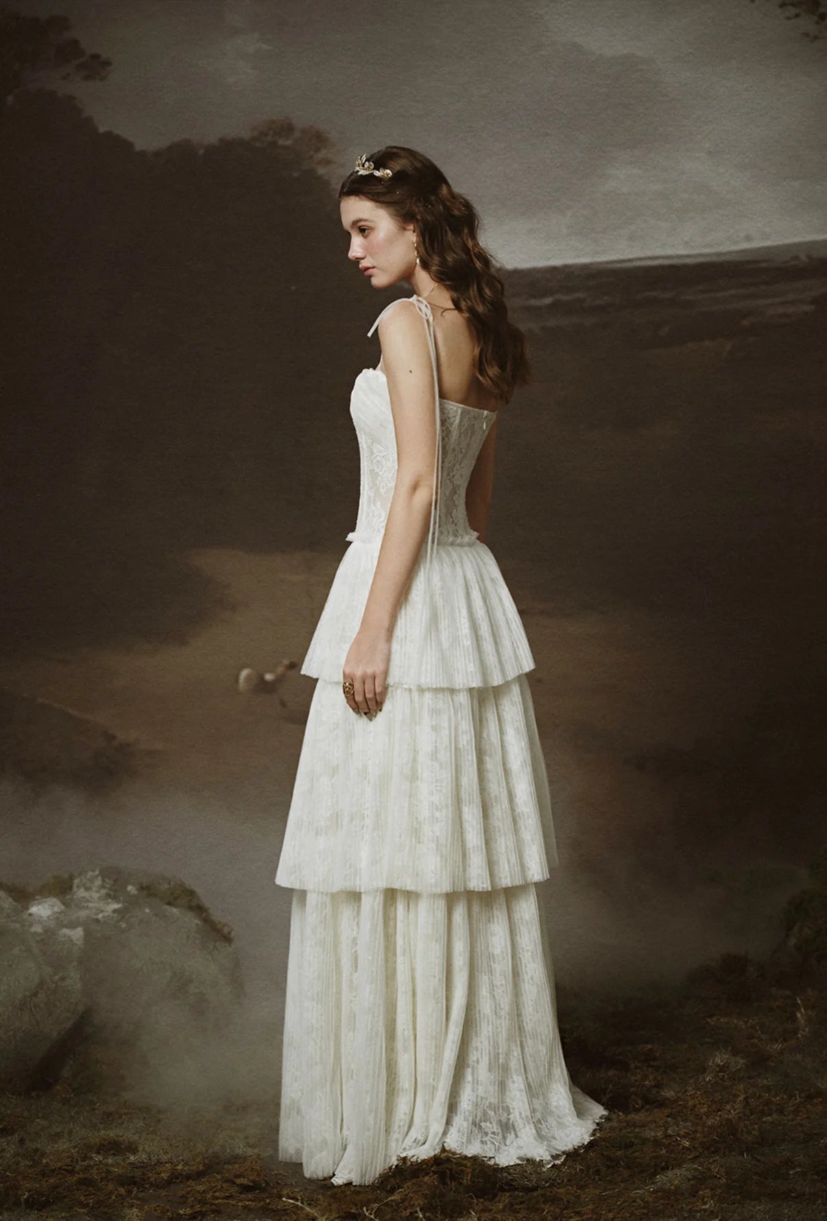 [品牌授权] LINH PHUNG White Hestia Maxi Dress