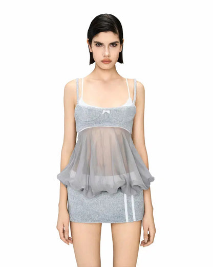 LSOUL CROSS DRESS (Grey)