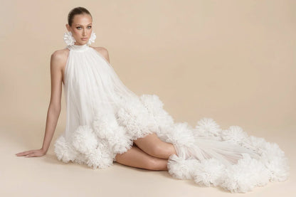 MAEL FEMME KYRIEL DRESS - WHITE