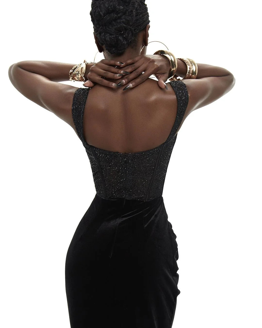 [品牌授权] MAEL FEMME Black Sequin Mini Dress