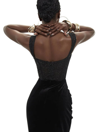 [品牌授权] MAEL FEMME Black Sequin Mini Dress