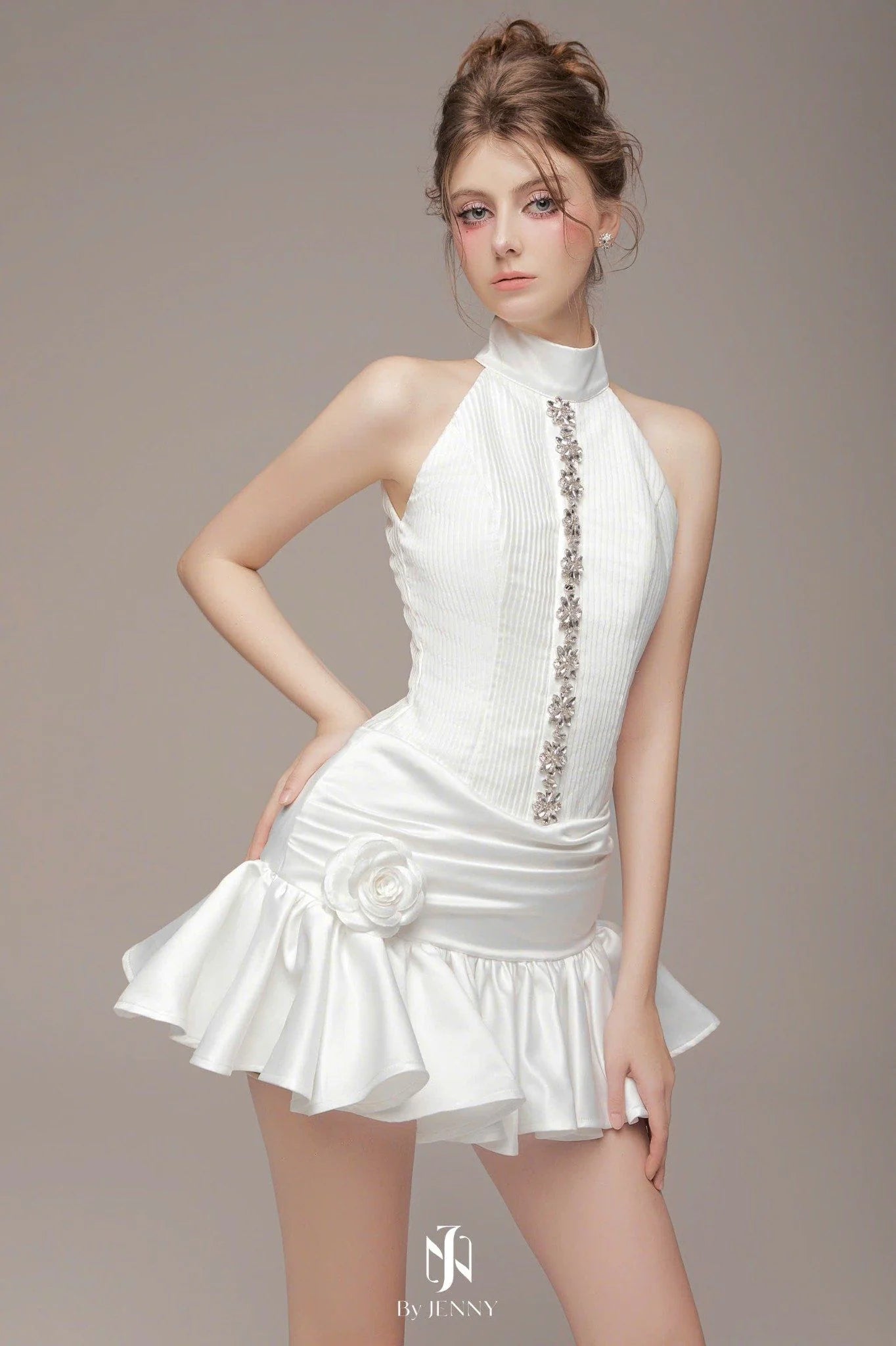 [品牌授权] BY JENNY WHITE ANNETTE MINI DRESS