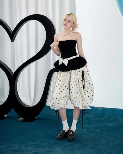 SWAN Closet Polka dot set