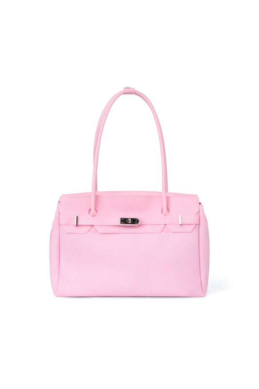 FREE CARD WALLET INCLUDED — JELLY TWO-WAY BIG BAG IN PINK — image 1