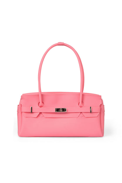 FREE CARD WALLET INCLUDED — JELLY TWO-WAY BAG IN CORAL — image 2