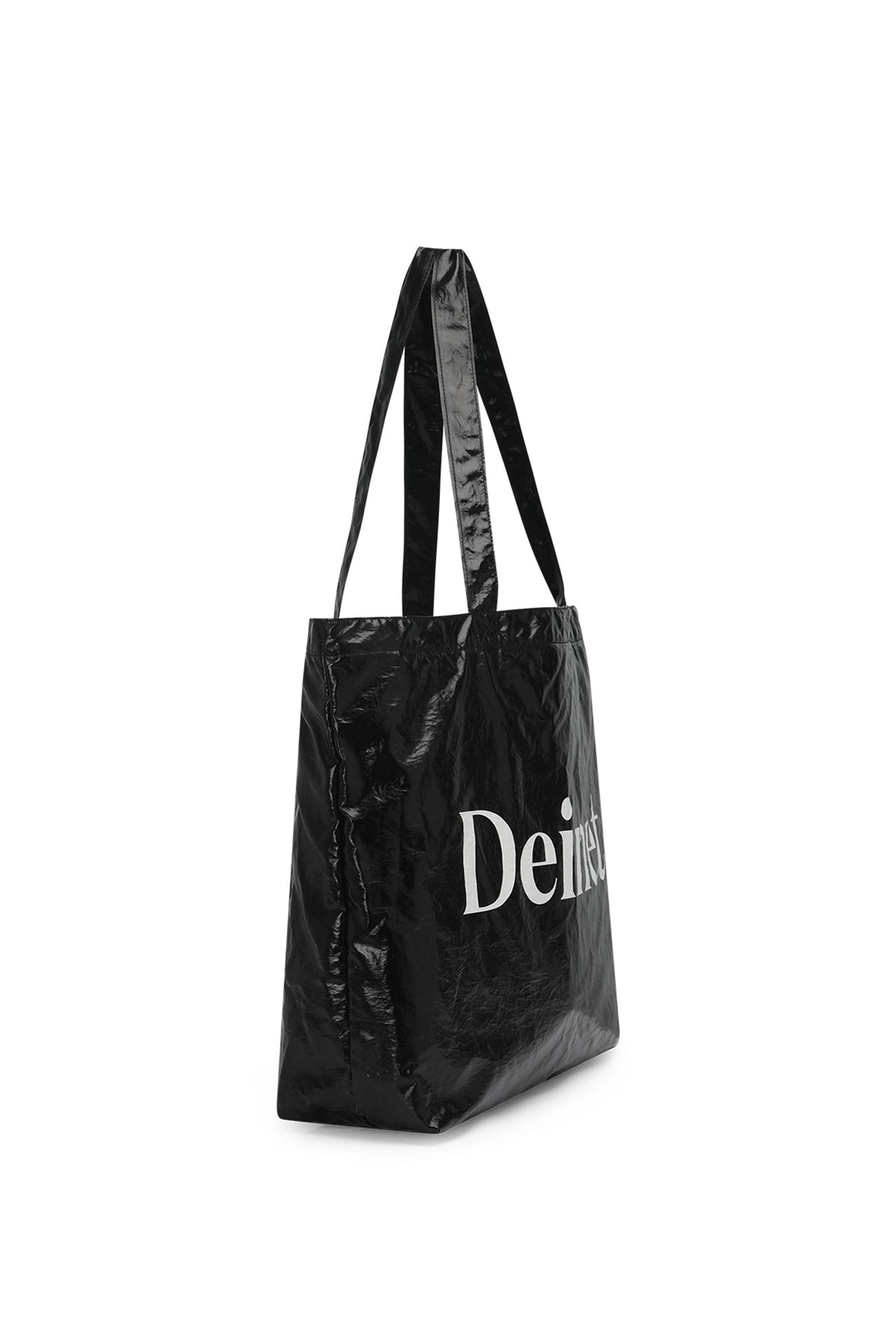 ESSENTIAL LOGO SHOULDER BIG BAG IN BLACK — image 6