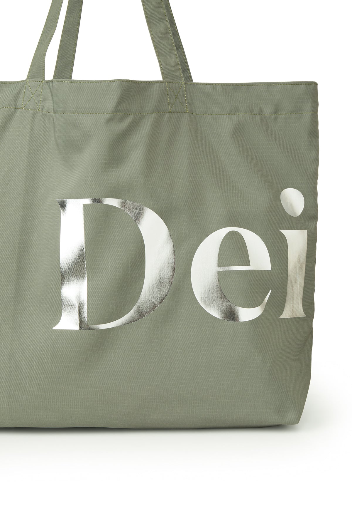 POINT LOGO SHOULDER BIG BAG IN KHAKI — image 5