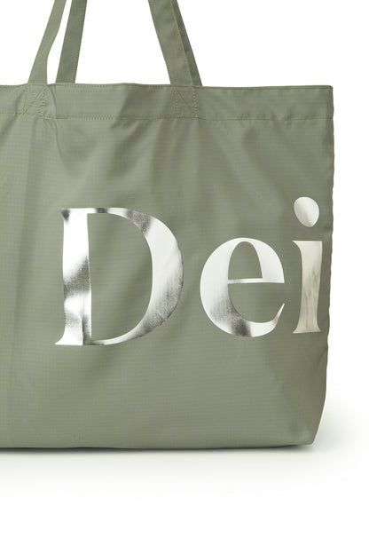 POINT LOGO SHOULDER BIG BAG IN KHAKI — image 5