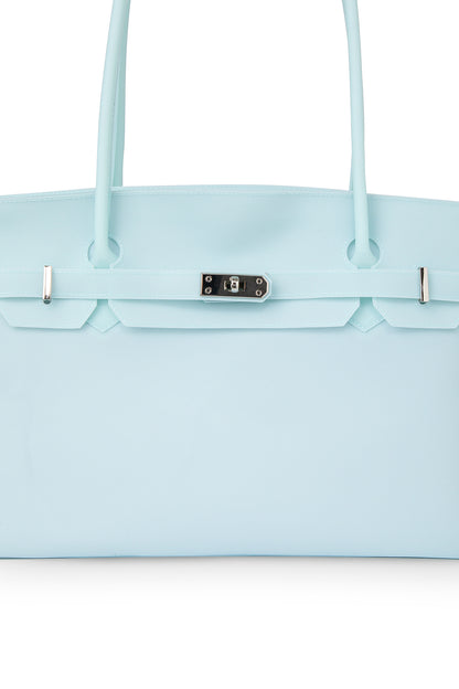 FREE CARD WALLET INCLUDED — JELLY TWO-WAY BIG BAG IN ICE BLUE — image 7