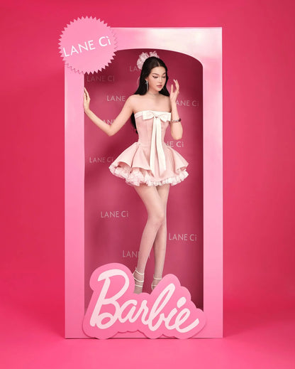 [品牌授权] LANE Cì Bunny Dress pink