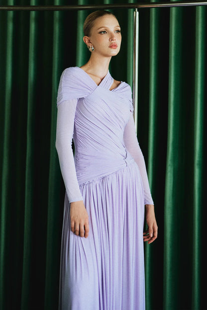 CICI SAMANTHA Long-Sleeve Maxi Dress