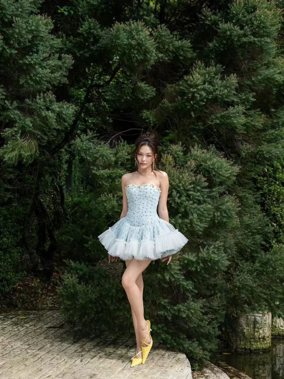 LANE Cì Moudy Dress (Blue)