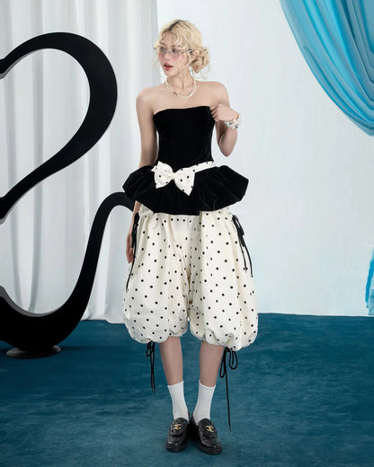 SWAN Closet Polka dot set