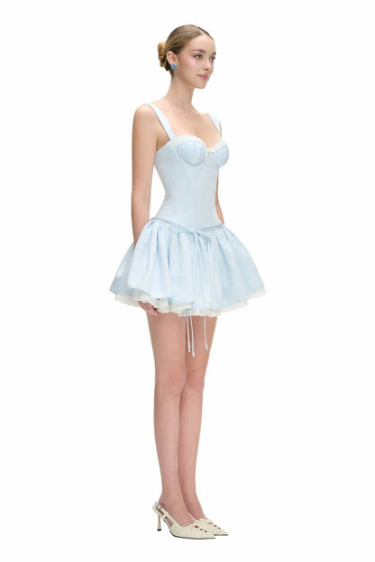 [品牌授权] Jubin FAUNA DRESS (BLUE)