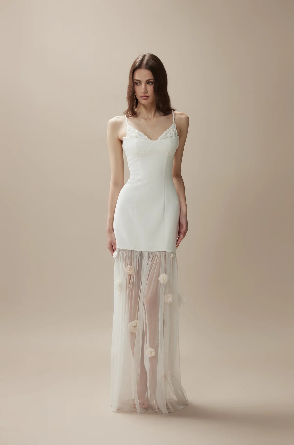 FA SOGNO White Maxi Dress