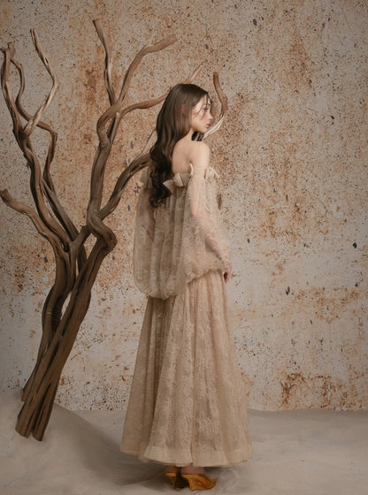 Delicate Mila Dress - NUDE