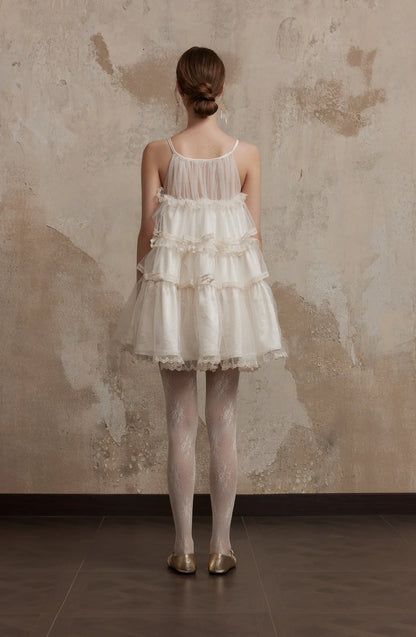 FA SOGNO WHITE MINI DRESS - WHITE